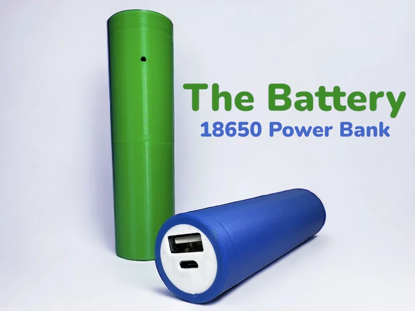 The Battery – Pin sạc dự phòng 18650 USB-C (Micro USB) - Image 1