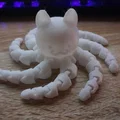 Mô hình mèo bạch tuộc (Cat Octopus) in 3D khớp nối linh hoạt - Thumbnail 1