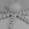 Mô hình mèo bạch tuộc (Cat Octopus) in 3D khớp nối linh hoạt - Thumbnail 2