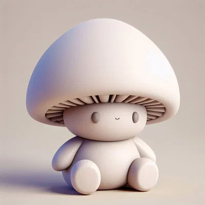 Mô hình Nấm Nhỏ Đáng Yêu (Adorable Mushroom) - File in 3D cực xinh
