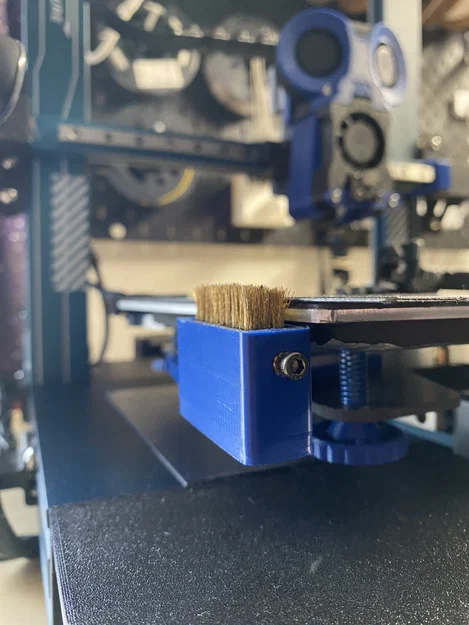 Neptune 3 Pro/Neptune 4 Nozzle Brush Mount + Klipper Macro - Image 1