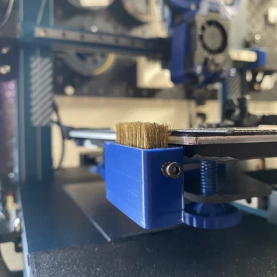 Neptune 3 Pro/Neptune 4 Nozzle Brush Mount + Klipper Macro