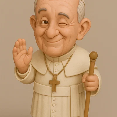 Pope Francis - Pape François (Đức Giáo hoàng Phanxicô) Figurine