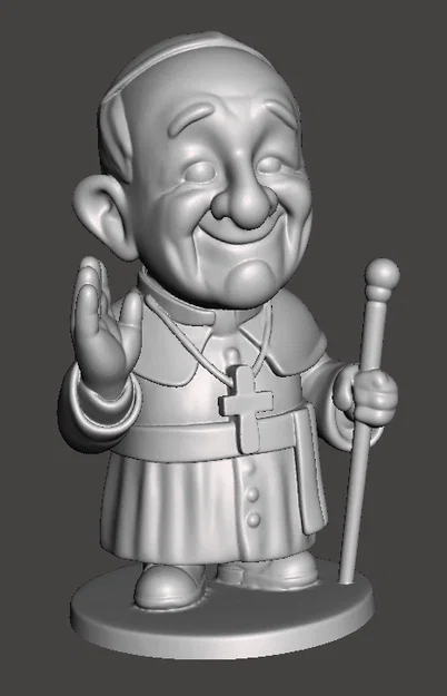 Pope Francis - Pape François (Đức Giáo hoàng Phanxicô) Figurine - Image 2