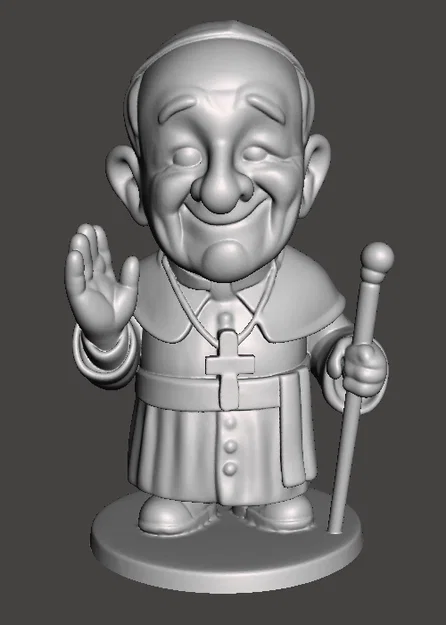Pope Francis - Pape François (Đức Giáo hoàng Phanxicô) Figurine - Image 3
