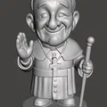 Pope Francis - Pape François (Đức Giáo hoàng Phanxicô) Figurine - Thumbnail 3