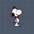 Móc khóa Snoopy đáng yêu - File in 3D chất lượng cao - Thumbnail 1
