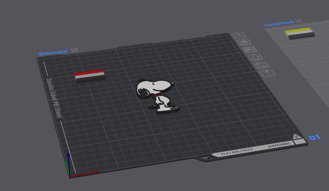 Móc khóa Snoopy đáng yêu - File in 3D chất lượng cao - Image 2