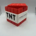 Minecraft TNT Popcorn Bucket – Xô bắp rang TNT phong cách Minecraft Movie - Thumbnail 4