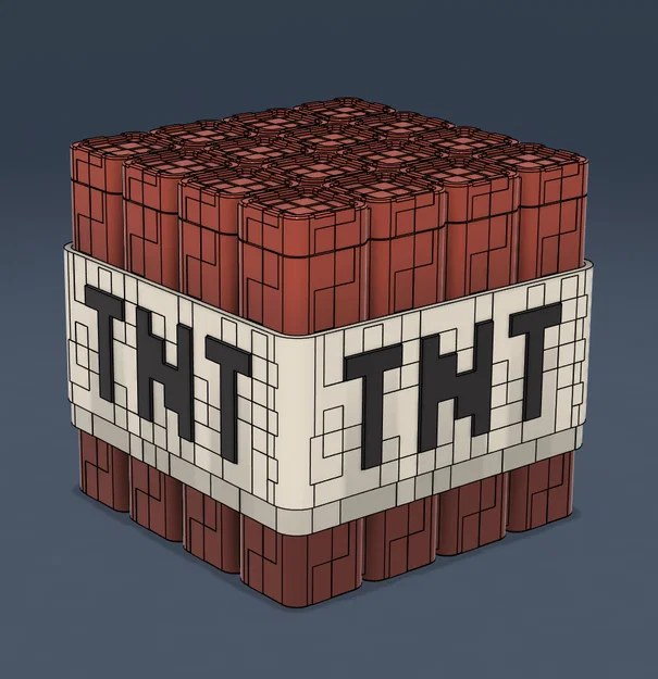 Minecraft TNT Popcorn Bucket – Xô bắp rang TNT phong cách Minecraft Movie - Image 6