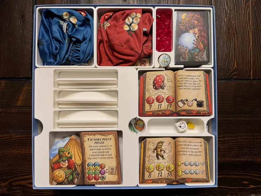 Insert/Organizer Quacks of Quedlinburg cho GeekUp Bits & Bags + Herb Witches - Image 7