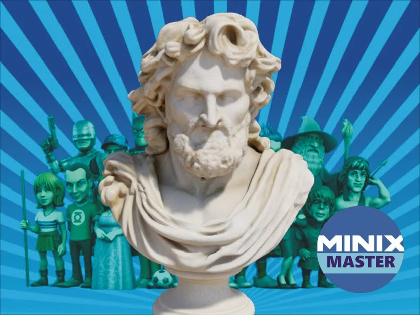 Tượng bán thân anh hùng Odysseus in 3D sắc nét - Image 1