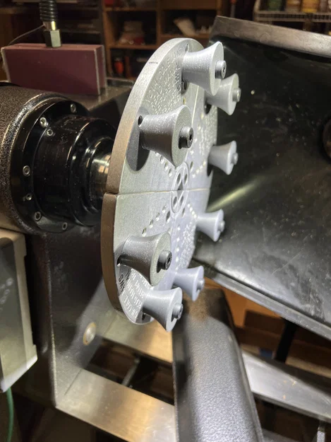 Đệm Cole Jaw cho wood lathe chuck: Nova, VicMarc… (M6) - Image 3
