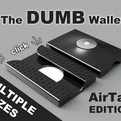 Ví DUMB – Bản AirTag (The DUMB Wallet - AirTag Edition)
