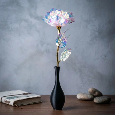 Bình hoa men ngọc (Celadon) phong cách Trung Hoa cổ cao