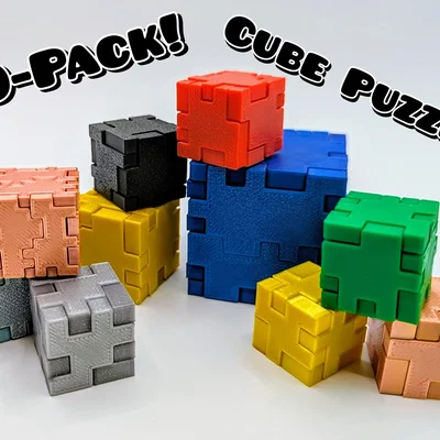 Cube Puzzle - Bộ 10 Xúc Xắc Puzzle