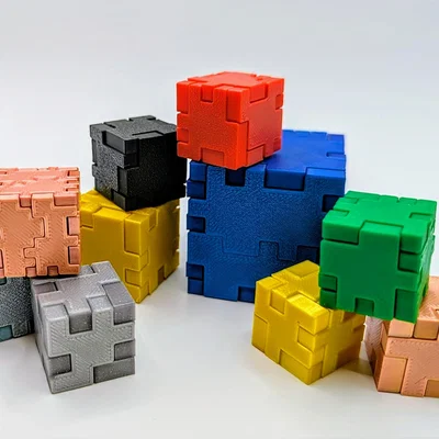 Cube Puzzle - Bộ 10 Xúc Xắc Puzzle