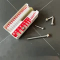 Gridfinity Stackable Mini Metric Screw Sorter – Khay phân loại ốc M2–M6 xếp chồng - Thumbnail 2