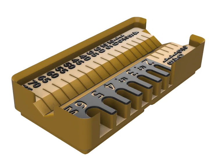 Gridfinity Stackable Mini Metric Screw Sorter – Khay phân loại ốc M2–M6 xếp chồng - Image 4