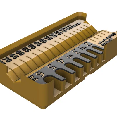 Gridfinity Stackable Mini Metric Screw Sorter – Khay phân loại ốc M2–M6 xếp chồng