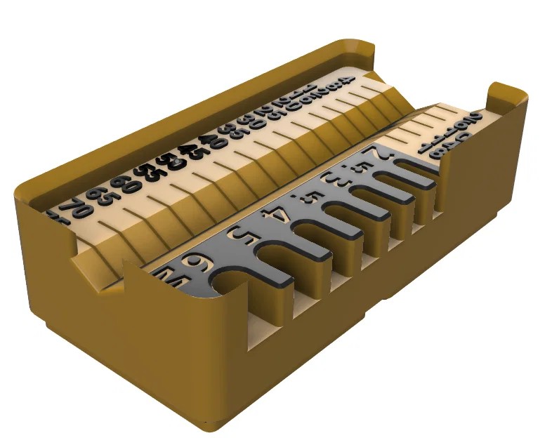 Gridfinity Stackable Mini Metric Screw Sorter – Khay phân loại ốc M2–M6 xếp chồng - Image 5