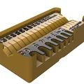 Gridfinity Stackable Mini Metric Screw Sorter – Khay phân loại ốc M2–M6 xếp chồng - Thumbnail 5