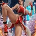 Mô hình nhân vật Mai phong cách võ sĩ 3D - Thumbnail 2