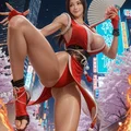 Mô hình nhân vật Mai phong cách võ sĩ 3D - Thumbnail 3