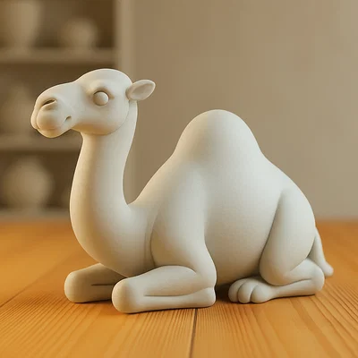Mô hình chú lạc đà 3D (Camel) trang trí bàn học tinh tế