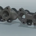 Cổ nạp Weber 45 DCOE cho xe Volkswagen Golf Mk2 GTI 16V (In 3D) - Thumbnail 2