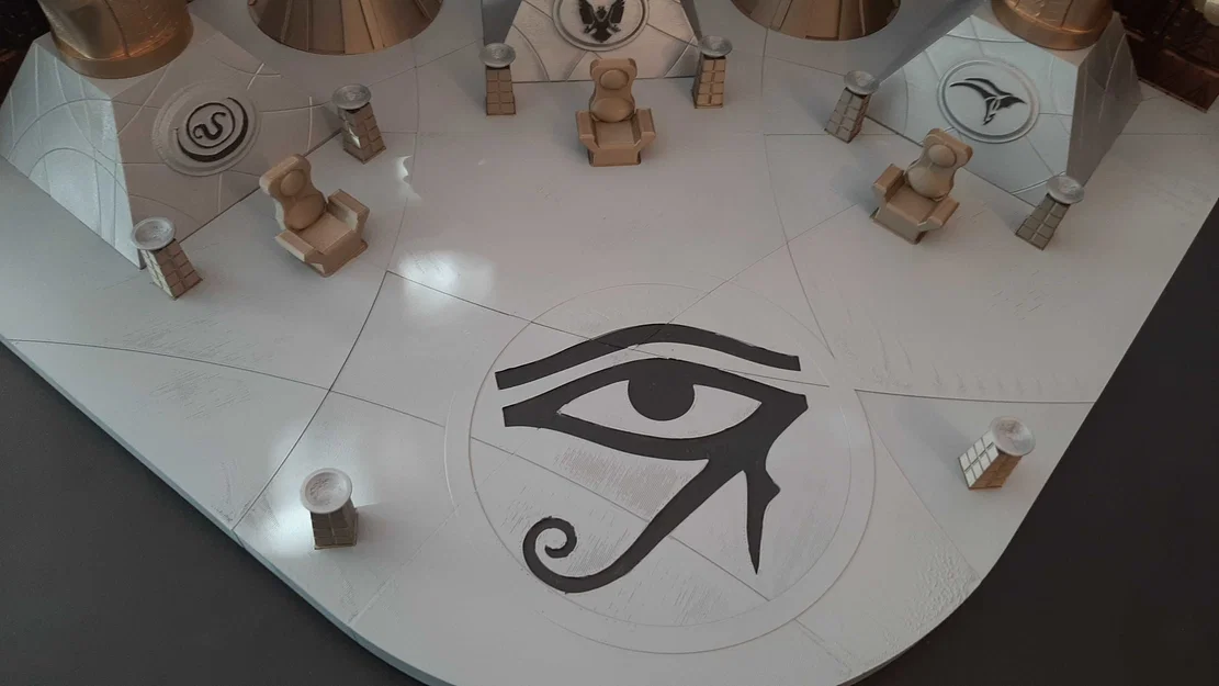 Phòng họp Goa'uld Summit Room – Diorama Stargate - Image 6