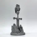 Mô hình 3D Cú đậu trên Kiếm: Tuyệt phẩm trang trí độc đáo - Thumbnail 2