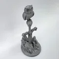 Mô hình 3D Cú đậu trên Kiếm: Tuyệt phẩm trang trí độc đáo - Thumbnail 5