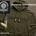 BrassEnds (9mm Edition) | Hạt xỏ dây kiểu đầu đạn - Thumbnail 1