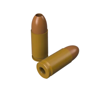 BrassEnds (9mm Edition) | Hạt xỏ dây kiểu đầu đạn