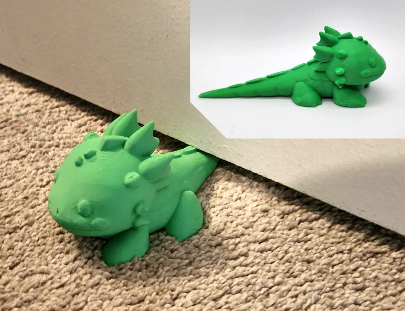 ⇀ Dragon Doorstop ⇀ - Image 1