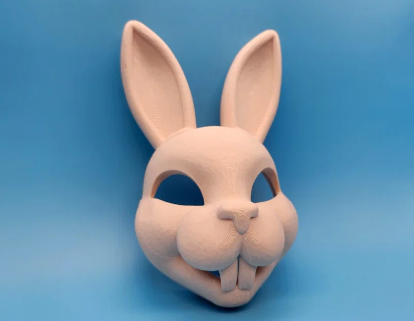 Mẫu in 3D Mặt nạ thỏ (Easter Bunny Mask) độc đáo và dễ in - Image 1
