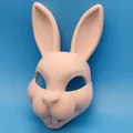 Mẫu in 3D Mặt nạ thỏ (Easter Bunny Mask) độc đáo và dễ in - Thumbnail 3