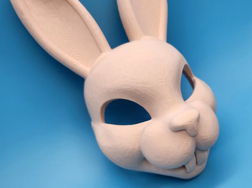 Mẫu in 3D Mặt nạ thỏ (Easter Bunny Mask) độc đáo và dễ in - Image 4