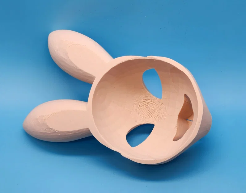 Mẫu in 3D Mặt nạ thỏ (Easter Bunny Mask) độc đáo và dễ in - Image 5