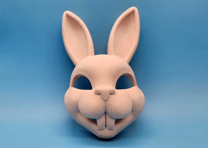 Mẫu in 3D Mặt nạ thỏ (Easter Bunny Mask) độc đáo và dễ in - Image 6