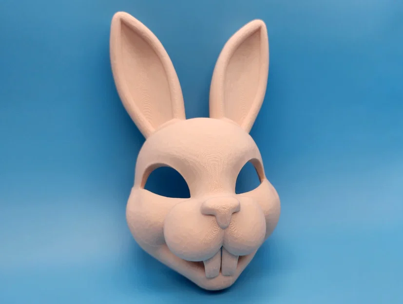 Mẫu in 3D Mặt nạ thỏ (Easter Bunny Mask) độc đáo và dễ in - Image 9