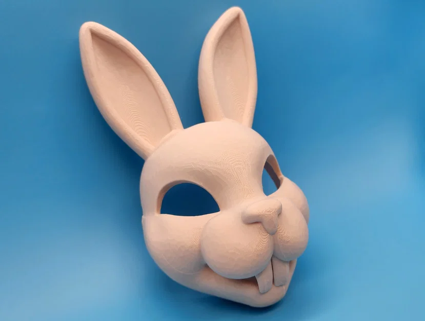 Mẫu in 3D Mặt nạ thỏ (Easter Bunny Mask) độc đáo và dễ in - Image 11