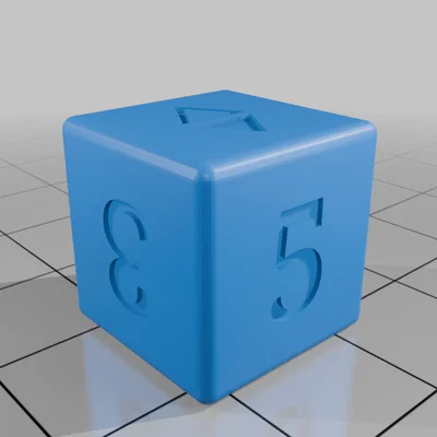 CAIN TTRPG D6 Dice – Bộ xúc xắc D6 ký hiệu CAIN