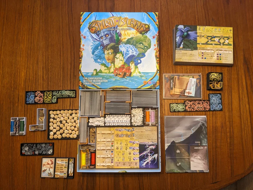 Spirit Island - Insert 1 hộp (Base + Branch & Claw + Jagged Earth + Feather & Flame) - Image 10