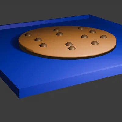 Mô hình bánh quy 3D (Cookie) dễ in, decor trang trí đẹp mắt