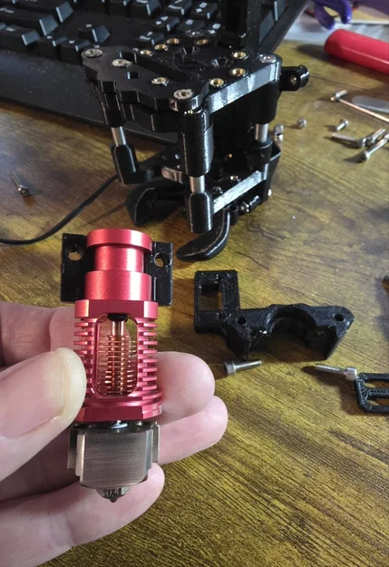 VZ-Bot Red Lizard K1 grove mount kèm adapter probe BL-Touch - Image 2