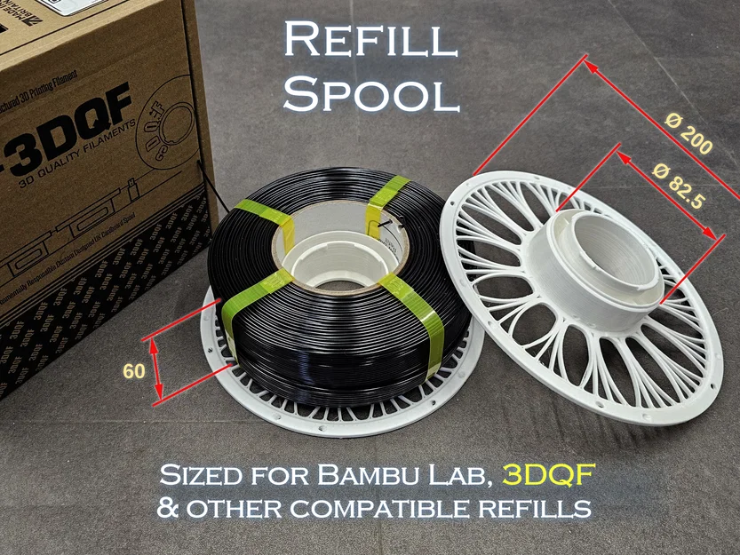 Refill Spool: Bambu Lab | 3DQF: DecoFan Remix - Image 1