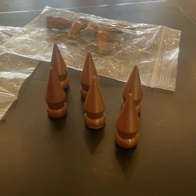Đầu Chóp Cờ Mini Dạng Mũi Giáo Cách Điệu (finial, spade) - Image 1