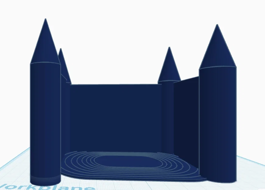 Mô hình Lâu đài Nhún Bouncy Castle đáng yêu cho bé - Image 2